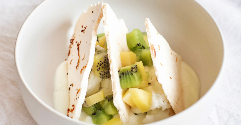 Pavlova kiwi dessert noel Pavlova kiwi dessert noel