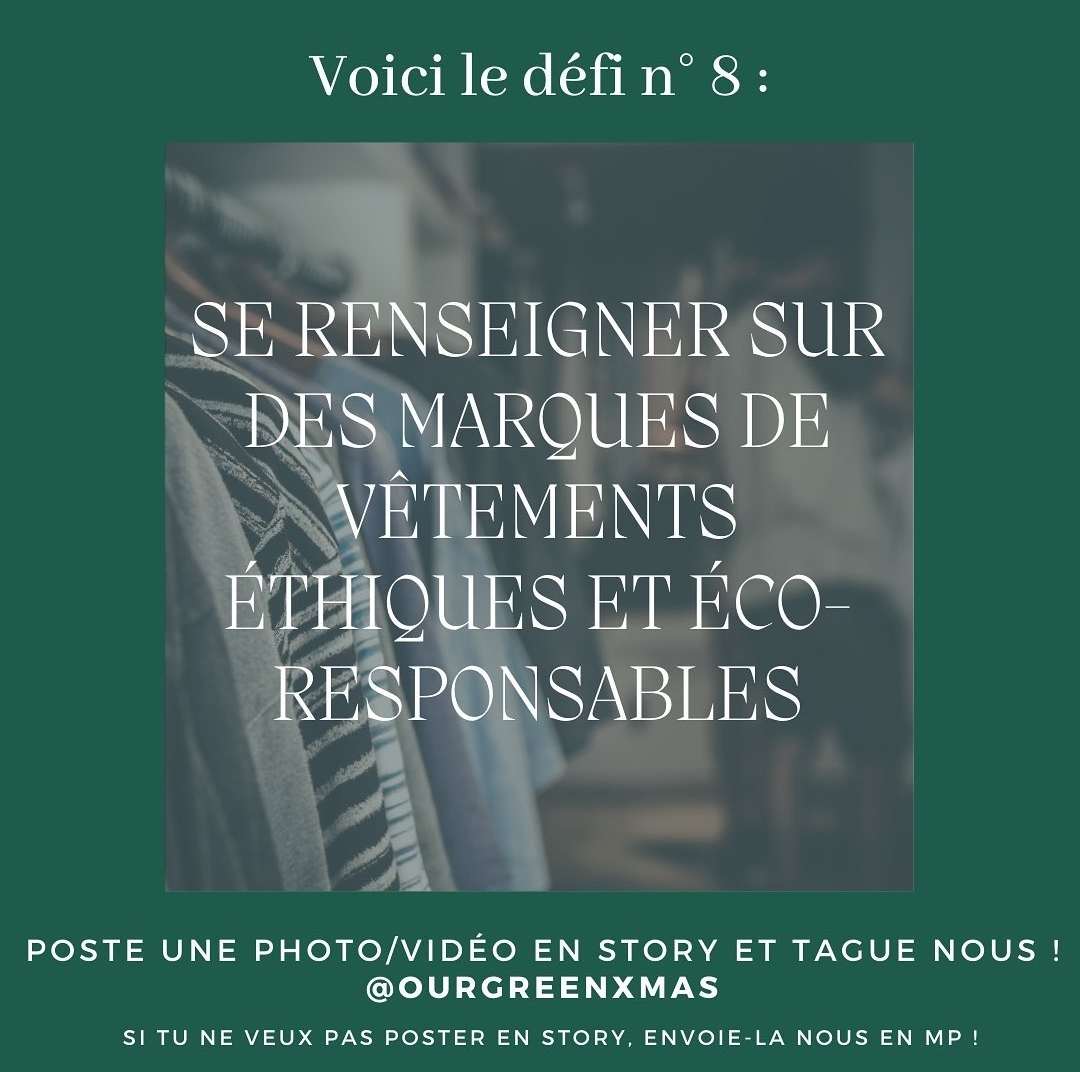 Calendrier de l'avent solidaire Geres ODD 12 calendrier de l'avent solidaire