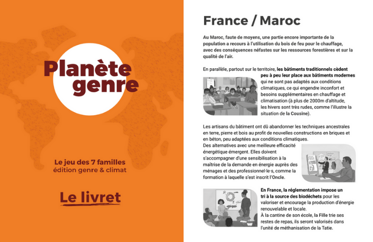 Couverture jeu de carte 7 familles Planète Genre et explications